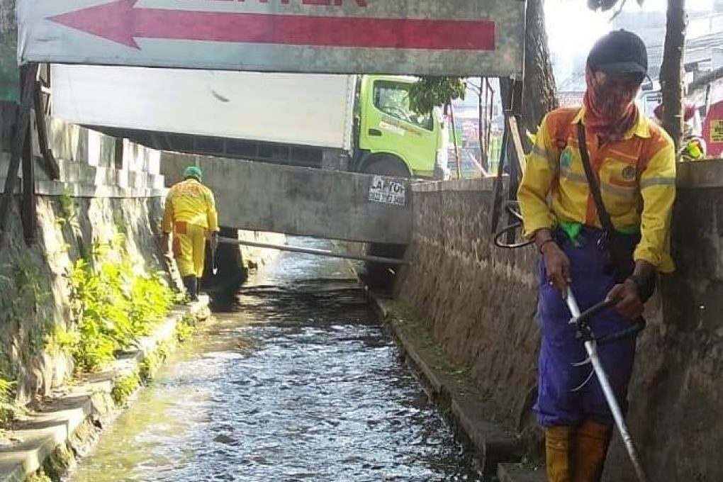 Kegiatan Bersih-Bersih di Sungai/Salter Jl. Bendungan Sutami (3 Agustus 2019)