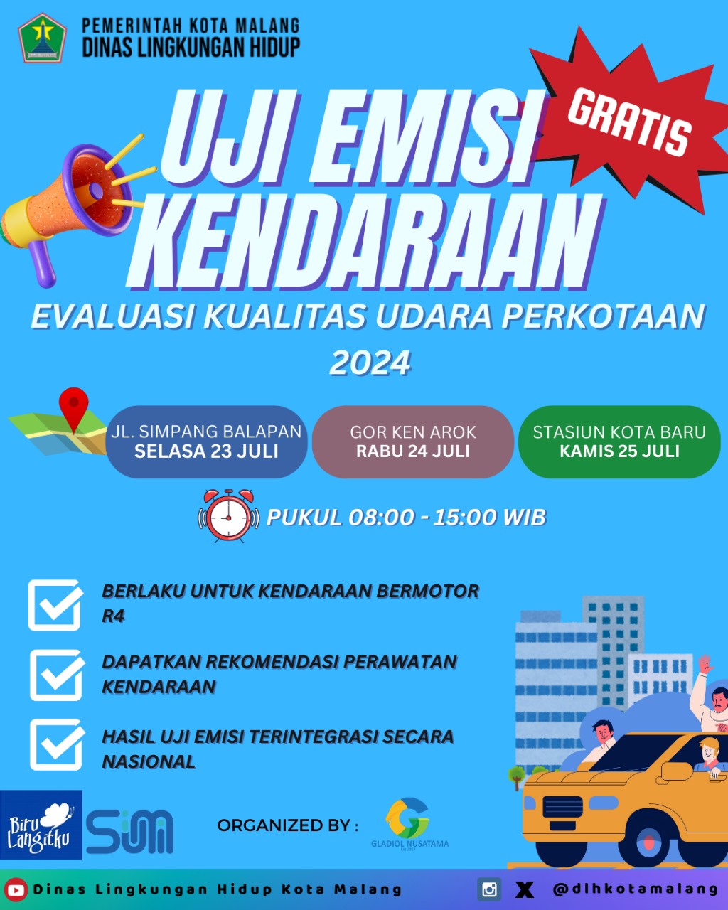 Poster Uji Emisi Kendaraan